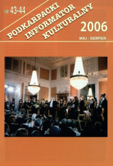 Podkarpacki Informator Kulturalny. 2006, nr 43-44 (maj-sierpień)