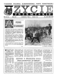 Życie Przemyskie : tygodnik Polskiej Zjednoczonej Partii Robotniczej. 1981, R. 15, nr 47 (734) (2 grudnia)
