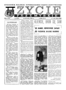 Życie Przemyskie : tygodnik Polskiej Zjednoczonej Partii Robotniczej. 1982, R. 16, nr 2 (737) (10 lutego)