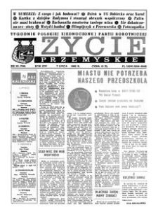 Życie Przemyskie : tygodnik Polskiej Zjednoczonej Partii Robotniczej. 1982, R. 16, nr 23 (758) (7 lipca)