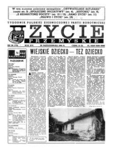 Życie Przemyskie : tygodnik Polskiej Zjednoczonej Partii Robotniczej. 1982, R. 16, nr 38 (773) (20 października)