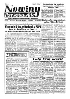 Nowiny Rzeszowskie : organ KW Polskiej Zjednoczonej Partii Robotniczej. 1950, R. 2, nr 34 (3 lutego)