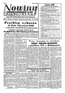 Nowiny Rzeszowskie : organ KW Polskiej Zjednoczonej Partii Robotniczej. 1950, R. 2, nr 72 (13 marca)
