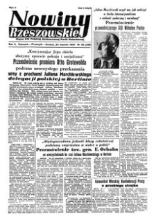 Nowiny Rzeszowskie : organ KW Polskiej Zjednoczonej Partii Robotniczej. 1950, R. 2, nr 83 (24 marca)
