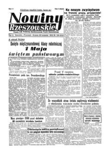 Nowiny Rzeszowskie : organ KW Polskiej Zjednoczonej Partii Robotniczej. 1950, R. 2, nr 108 (20 kwietnia)