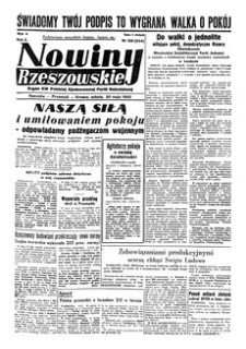 Nowiny Rzeszowskie : organ KW Polskiej Zjednoczonej Partii Robotniczej. 1950, R. 2, nr 138 (20 maja)