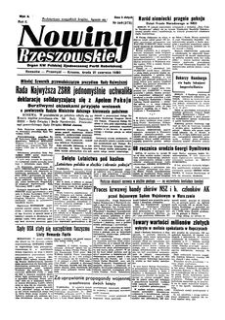 Nowiny Rzeszowskie : organ KW Polskiej Zjednoczonej Partii Robotniczej. 1950, R. 2, nr 169 (21 czerwca)