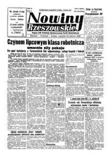 Nowiny Rzeszowskie : organ KW Polskiej Zjednoczonej Partii Robotniczej. 1950, R. 2, nr 170 (22 czerwca)