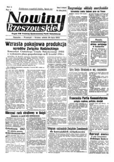 Nowiny Rzeszowskie : organ KW Polskiej Zjednoczonej Partii Robotniczej. 1950, R. 2, nr 206 (29 lipca)