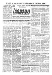 Nowiny Rzeszowskie : organ KW Polskiej Zjednoczonej Partii Robotniczej. 1950, R. 2, nr 297 (28 października)