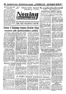 Nowiny Rzeszowskie : organ KW Polskiej Zjednoczonej Partii Robotniczej. 1950, R. 2, nr 341 (11 grudnia)