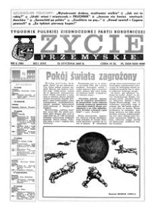 Życie Przemyskie : tygodnik Polskiej Zjednoczonej Partii Robotniczej. 1983, R. 17, nr 2 (785) (12 stycznia)