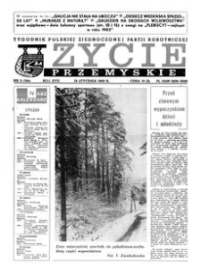 Życie Przemyskie : tygodnik Polskiej Zjednoczonej Partii Robotniczej. 1983, R. 17, nr 3 (786) (19 stycznia)