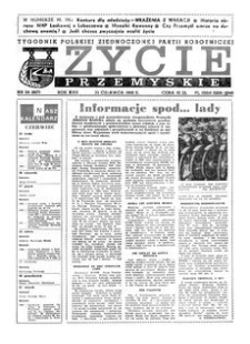 Życie Przemyskie : tygodnik Polskiej Zjednoczonej Partii Robotniczej. 1983, R. 17, nr 24 (807) (15 czerwca)
