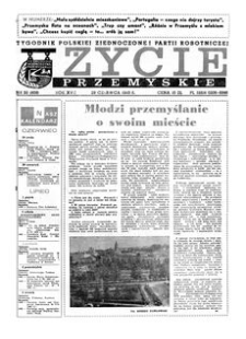 Życie Przemyskie : tygodnik Polskiej Zjednoczonej Partii Robotniczej. 1983, R. 17, nr 26 (809) (29 czerwca)
