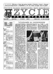 Życie Przemyskie : tygodnik Polskiej Zjednoczonej Partii Robotniczej. 1983, R. 17, nr 28 (811) (13 lipca)