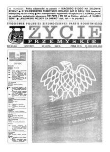 Życie Przemyskie : tygodnik Polskiej Zjednoczonej Partii Robotniczej. 1983, R. 17, nr 29 (812) (20 lipca)