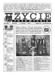 Życie Przemyskie : tygodnik Polskiej Zjednoczonej Partii Robotniczej. 1983, R. 17, nr 31 (814) (3 sierpnia)