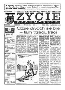 Życie Przemyskie : tygodnik Polskiej Zjednoczonej Partii Robotniczej. 1983, R. 17, nr 33 (816) (17 sierpnia)