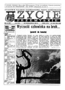 Życie Przemyskie : tygodnik Polskiej Zjednoczonej Partii Robotniczej. 1983, R. 17, nr 43 (826) (26 października)