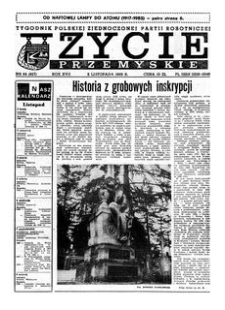 Życie Przemyskie : tygodnik Polskiej Zjednoczonej Partii Robotniczej. 1983, R. 17, nr 44 (827) (2 listopada)