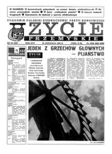 Życie Przemyskie : tygodnik Polskiej Zjednoczonej Partii Robotniczej. 1983, R. 17, nr 46 (829) (16 listopada)