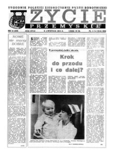 Życie Przemyskie : tygodnik Polskiej Zjednoczonej Partii Robotniczej. 1984, R. 18, nr 14 (849) (4 kwietnia)