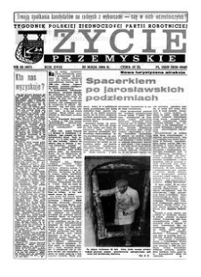 Życie Przemyskie : tygodnik Polskiej Zjednoczonej Partii Robotniczej. 1984, R. 18, nr 22 (857) (30 maja)