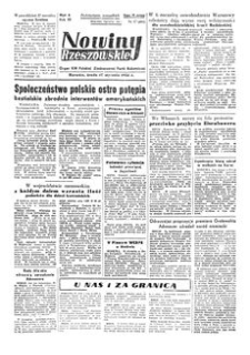 Nowiny Rzeszowskie : organ KW Polskiej Zjednoczonej Partii Robotniczej. 1951, R. 3, nr 17 (17 stycznia)