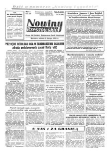 Nowiny Rzeszowskie : organ KW Polskiej Zjednoczonej Partii Robotniczej. 1951, R. 3, nr 34 (3 lutego)