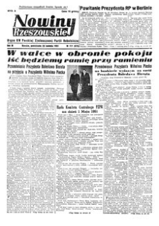 Nowiny Rzeszowskie : organ KW Polskiej Zjednoczonej Partii Robotniczej. 1951, R. 3, nr 111 (23 kwietnia)
