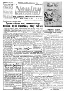 Nowiny Rzeszowskie : organ KW Polskiej Zjednoczonej Partii Robotniczej. 1951, R. 3, nr 128 (10 maja)