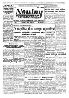 Nowiny Rzeszowskie : organ KW Polskiej Zjednoczonej Partii Robotniczej. 1951, R. 3, nr 140 (22 maja)