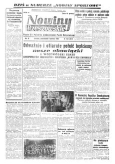 Nowiny Rzeszowskie : organ KW Polskiej Zjednoczonej Partii Robotniczej. 1951, R. 3, nr 153 (4 czerwca)