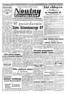 Nowiny Rzeszowskie : organ KW Polskiej Zjednoczonej Partii Robotniczej. 1951, R. 3, nr 285 (31 października)