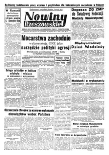 Nowiny Rzeszowskie : organ KW Polskiej Zjednoczonej Partii Robotniczej. 1951, R. 3, nr 295 (12 listopada)