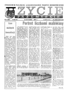 Życie Przemyskie : tygodnik Polskiej Zjednoczonej Partii Robotniczej. 1985, R. 19, nr 4 (891) (23 stycznia)