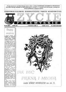 Życie Przemyskie : tygodnik Polskiej Zjednoczonej Partii Robotniczej. 1985, R. 19, nr 10 (897) (6 marca)