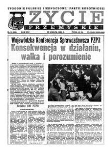 Życie Przemyskie : tygodnik Polskiej Zjednoczonej Partii Robotniczej. 1985, R. 19, nr 11 (898) (13 marca)