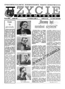 Życie Przemyskie : tygodnik Polskiej Zjednoczonej Partii Robotniczej. 1985, R. 19, nr 13 (900) (27 marca)