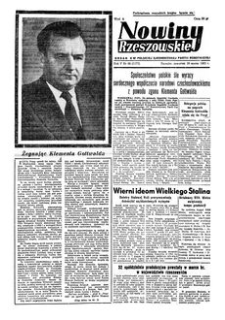 Nowiny Rzeszowskie : organ KW Polskiej Zjednoczonej Partii Robotniczej. 1953, R. 5, nr 68 (19 marca)