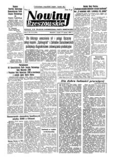 Nowiny Rzeszowskie : organ KW Polskiej Zjednoczonej Partii Robotniczej. 1953, R. 5, nr 75 (27 marca)