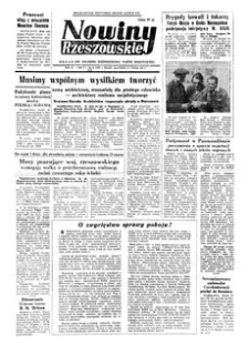 Nowiny Rzeszowskie : organ KW Polskiej Zjednoczonej Partii Robotniczej. 1953, R. 5, nr 88 (13 kwietnia)