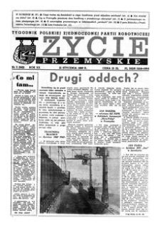 Życie Przemyskie : tygodnik Polskiej Zjednoczonej Partii Robotniczej. 1986, R. 20, nr 3 (942) (15 stycznia)