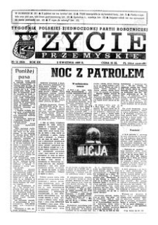 Życie Przemyskie : tygodnik Polskiej Zjednoczonej Partii Robotniczej. 1986, R. 20, nr 14 (953) (2 kwietnia)
