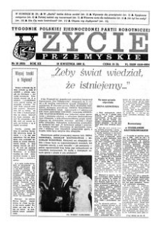 Życie Przemyskie : tygodnik Polskiej Zjednoczonej Partii Robotniczej. 1986, R. 20, nr 16 (955) (16 kwietnia)