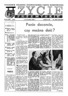 Życie Przemyskie : tygodnik Polskiej Zjednoczonej Partii Robotniczej. 1986, R. 20, nr 50 (989) (10 grudnia)