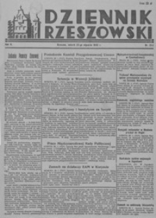 Dziennik Rzeszowski. 1946, R. 2, nr 242-246, 248-249 (styczeń)