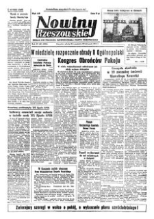 Nowiny Rzeszowskie : organ KW Polskiej Zjednoczonej Partii Robotniczej. 1952, R. 4, nr 285 (29-30 listopada)
