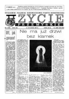 Życie Przemyskie : tygodnik Polskiej Zjednoczonej Partii Robotniczej. 1987, R. 21, nr 3 (995) (21 stycznia)